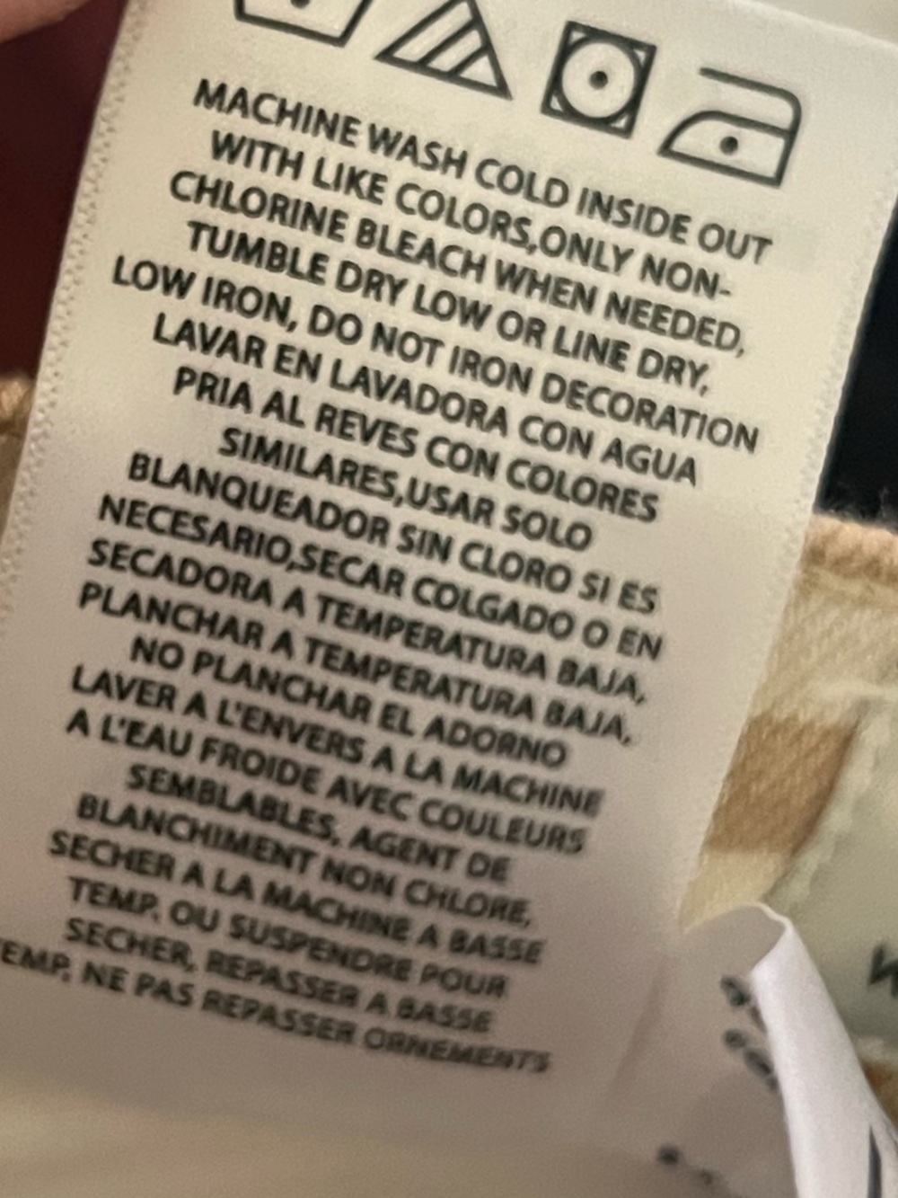 Wrangler Wanderer 622  Tan Gingham Check High Rise Flare Jeans 32 x 32 - Picture 11 of 12